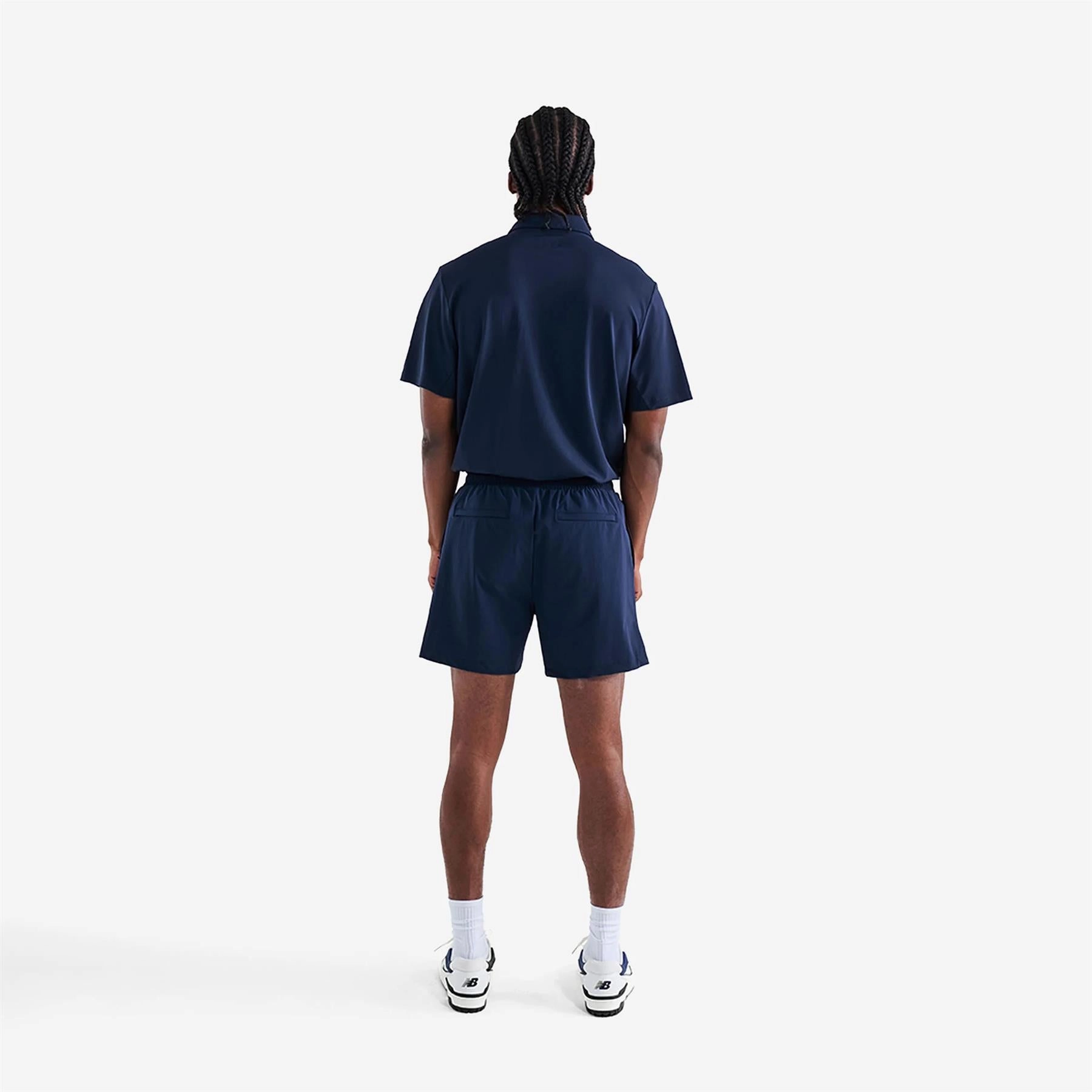 Performance Poly Tech Shorts Navy Malbon Men's Golf Lifestyle Wear