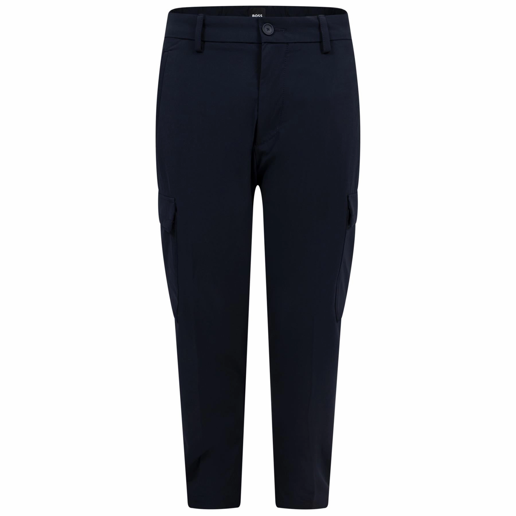 Perin Cargo Trousers Dark Blue Boss men's fashion and office attire