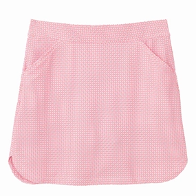 Peter Millar Alice Geo Petal Hem Skort 18" Peter Millar womens apparel