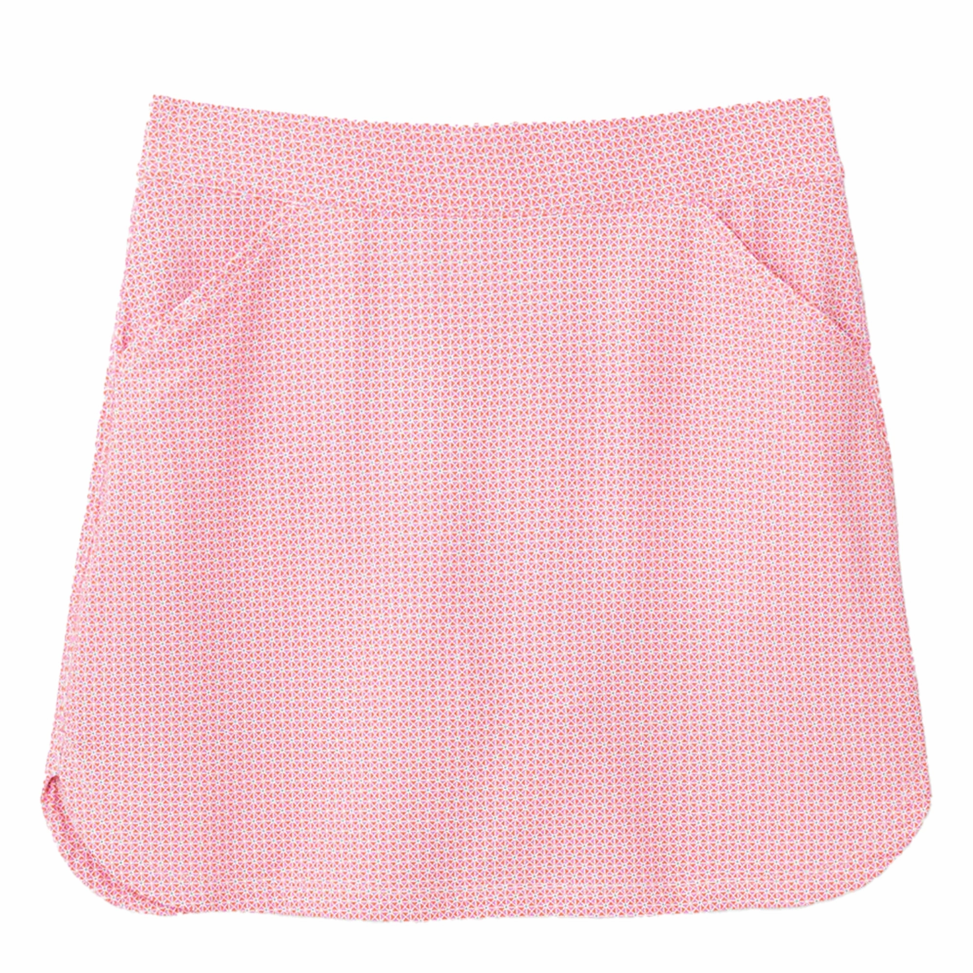 Peter Millar Alice Geo Petal Hem Skort 18" Peter Millar womens apparel