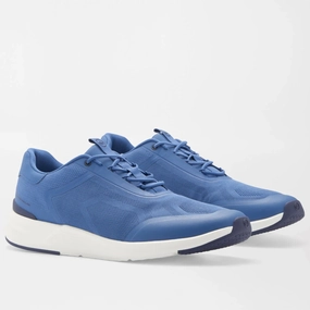 PETER MILLAR Men's Camberfly Sneaker - OCEAN BLUE Mens durable golf shoe collection