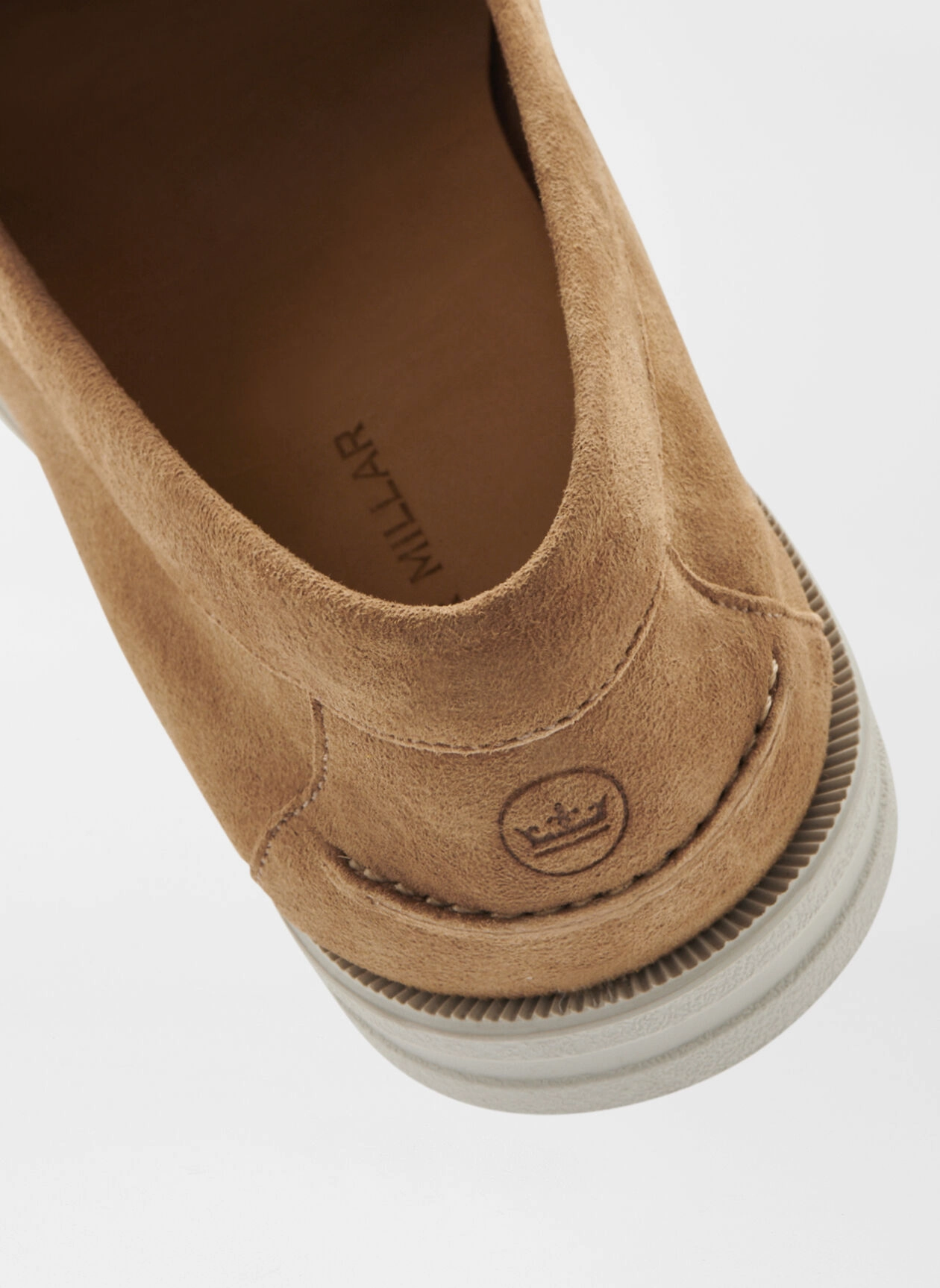 PETER MILLAR Men's Excursionist Boat Shoe - WHISKEY Men's Durable Golf Shoes