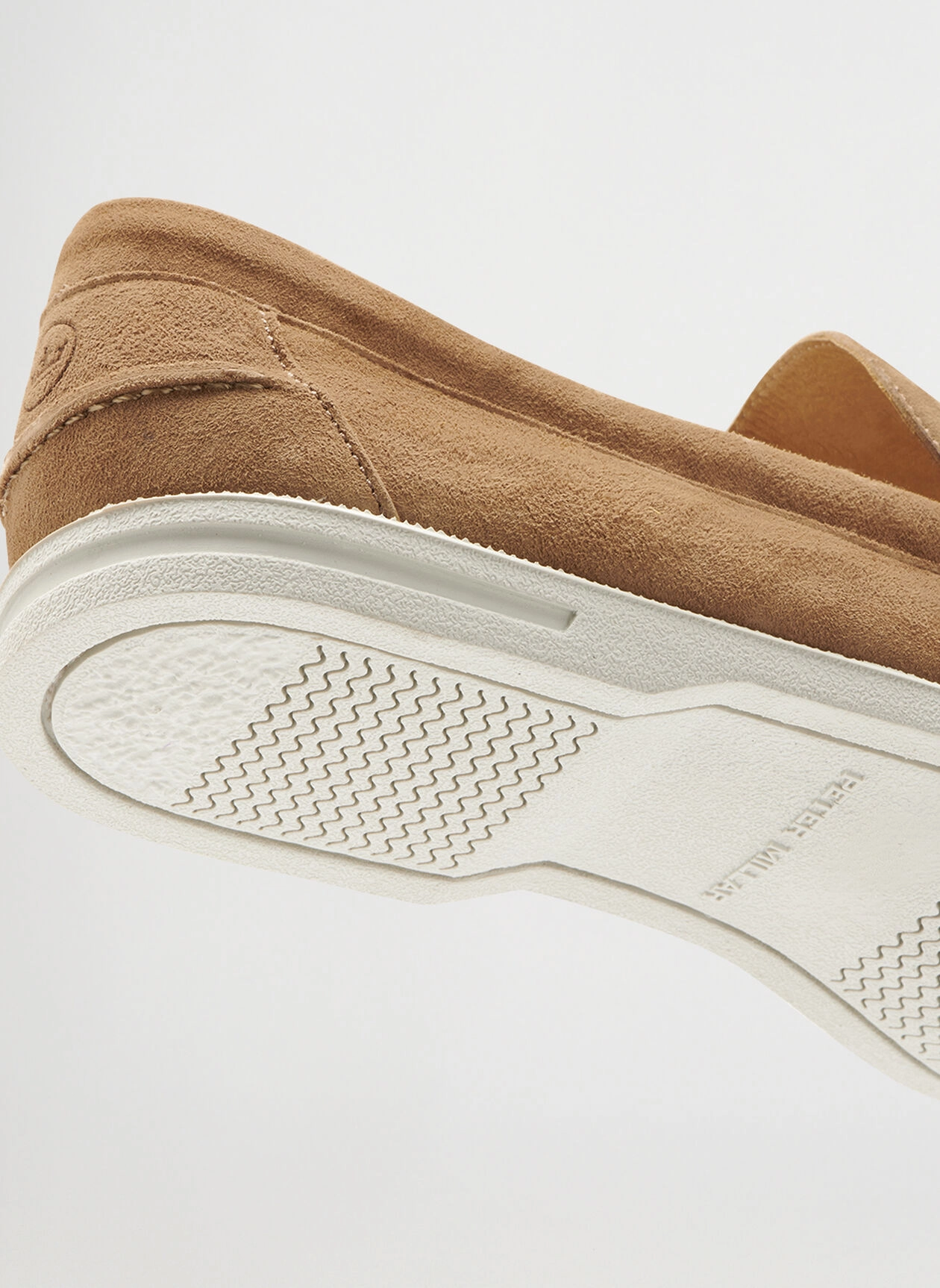 PETER MILLAR Men's Excursionist Boat Shoe - WHISKEY Men's Durable Golf Shoes