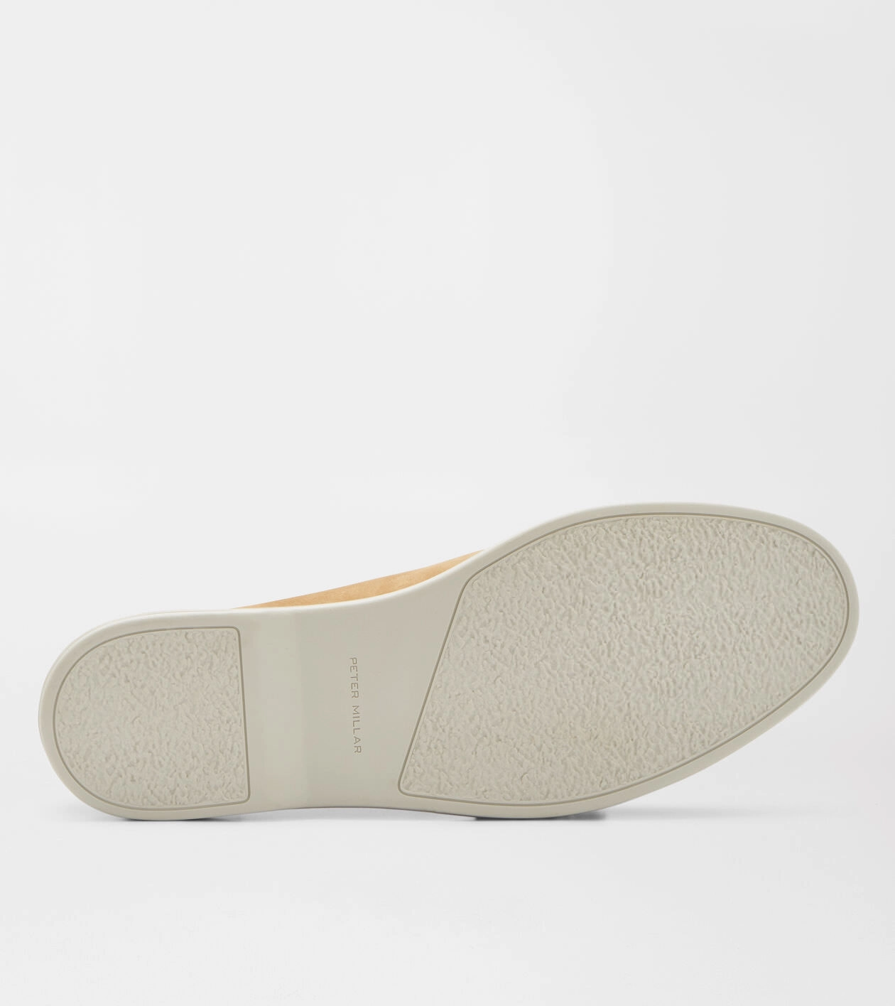 PETER MILLAR Men's Excursionist Nubuck Venetian Loafer - BEACH Men's Durable Golf Shoes