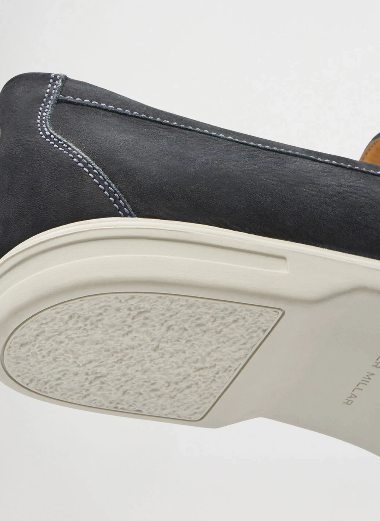 PETER MILLAR Men's Excursionist Nubuck Venetian Loafer - DARK NAVY Men's Durable Golf Shoes