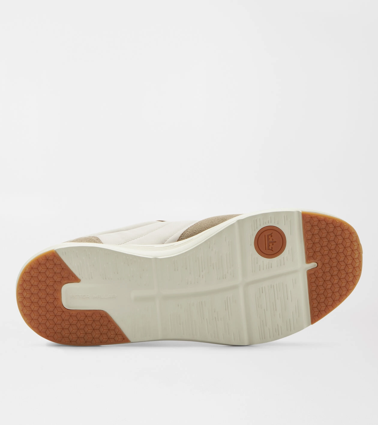 PETER MILLAR Men's Journeyman Sneaker - DRIFTWOOD Men's Durable Golf Shoes