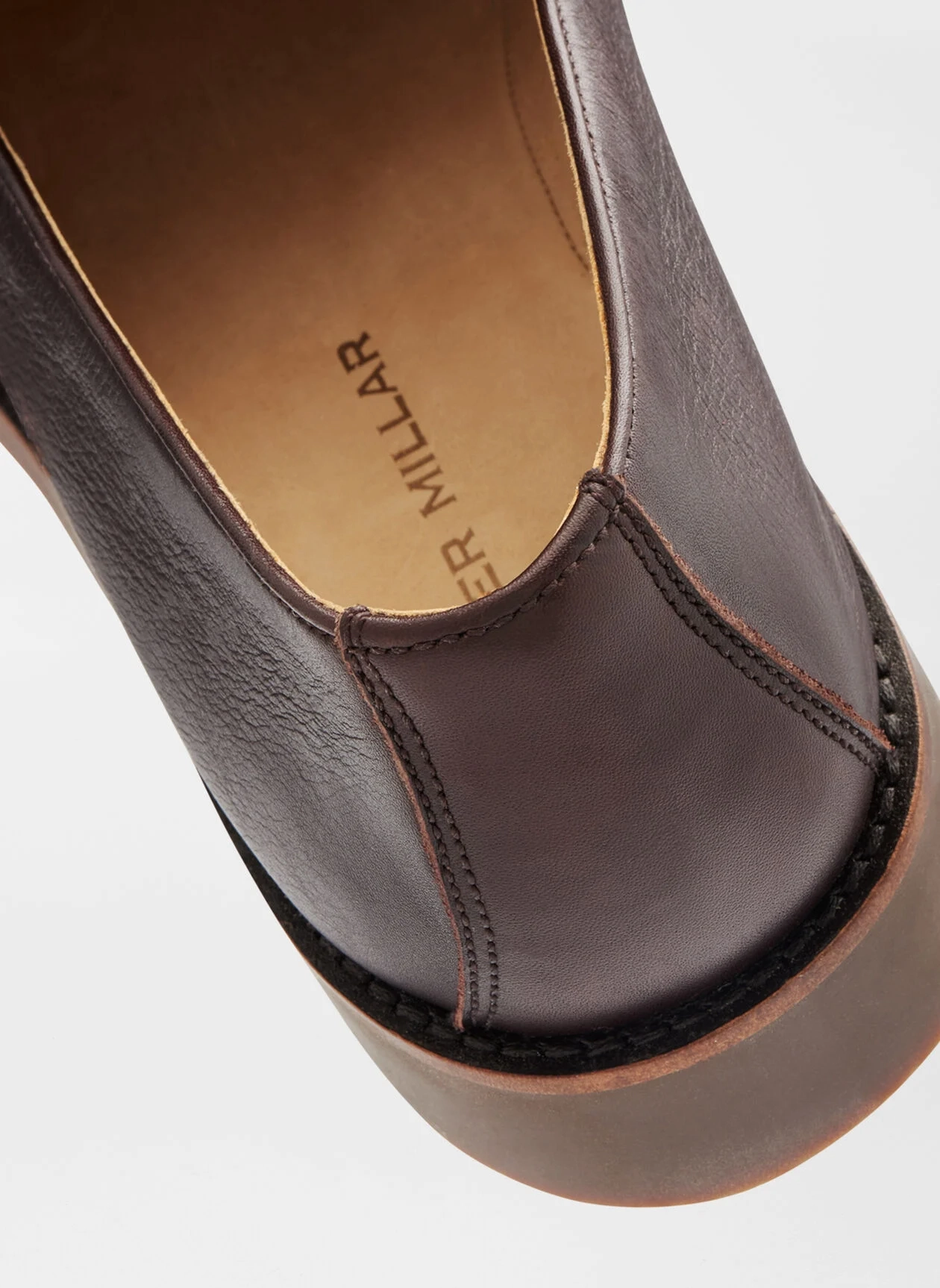 PETER MILLAR Men's Madison Penny Loafer - CHOCOLATE Men's Durable Golf Shoes
