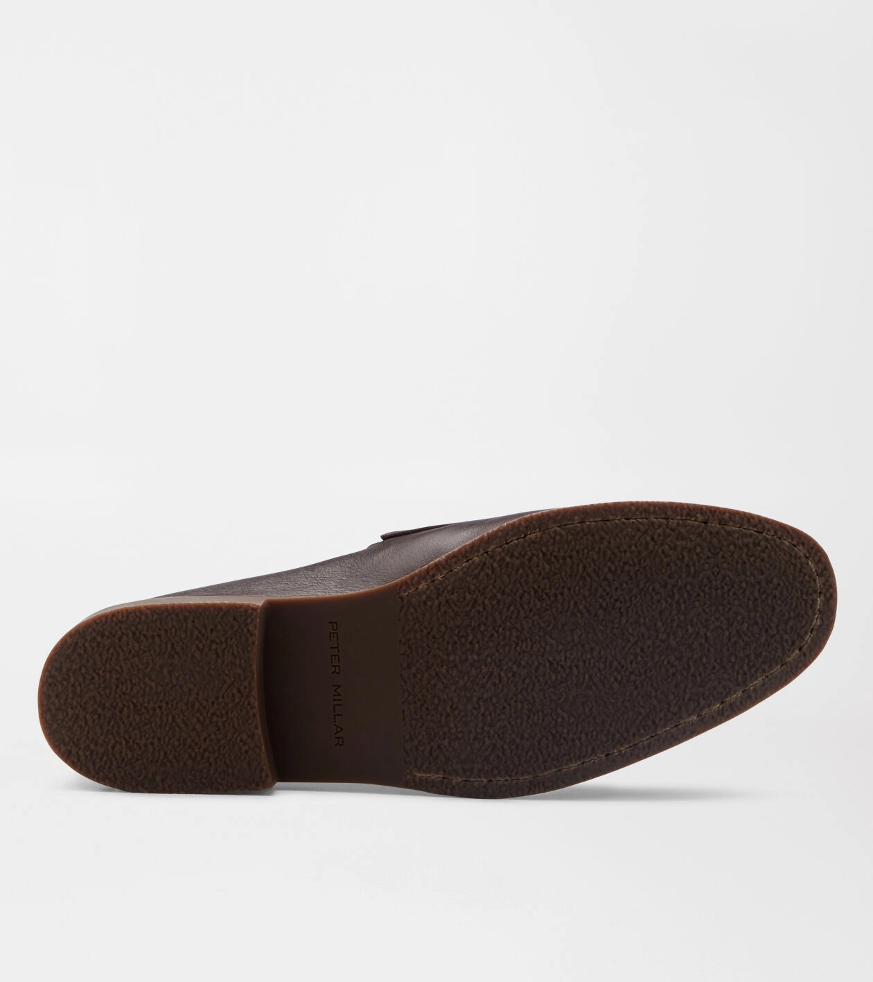 PETER MILLAR Men's Madison Penny Loafer - CHOCOLATE Men's Durable Golf Shoes