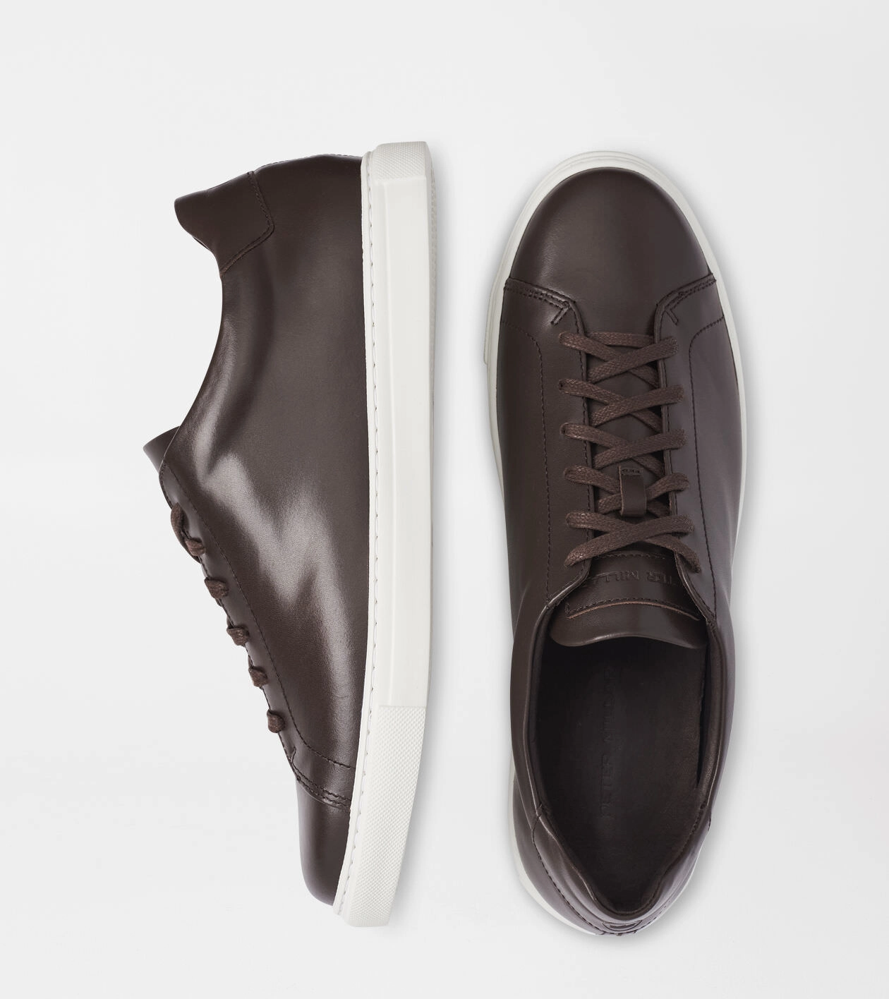 PETER MILLAR Men's Vantage Lite Sneaker - CHOCOLATE Men's Durable Golf Shoes