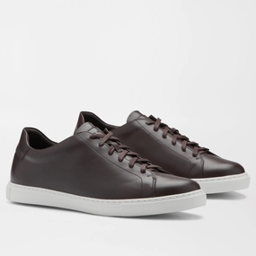 PETER MILLAR Men's Vantage Lite Sneaker - CHOCOLATE Mens durable golf shoe collection