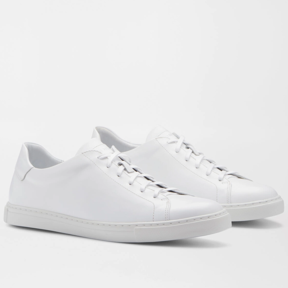 PETER MILLAR Men's Vantage Lite Sneaker - WHITE Mens durable golf shoe collection