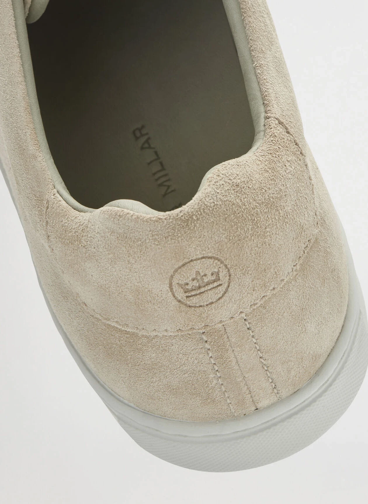 PETER MILLAR Men's Vantage Lite Suede Sneaker - BEIGE Men's Durable Golf Shoes