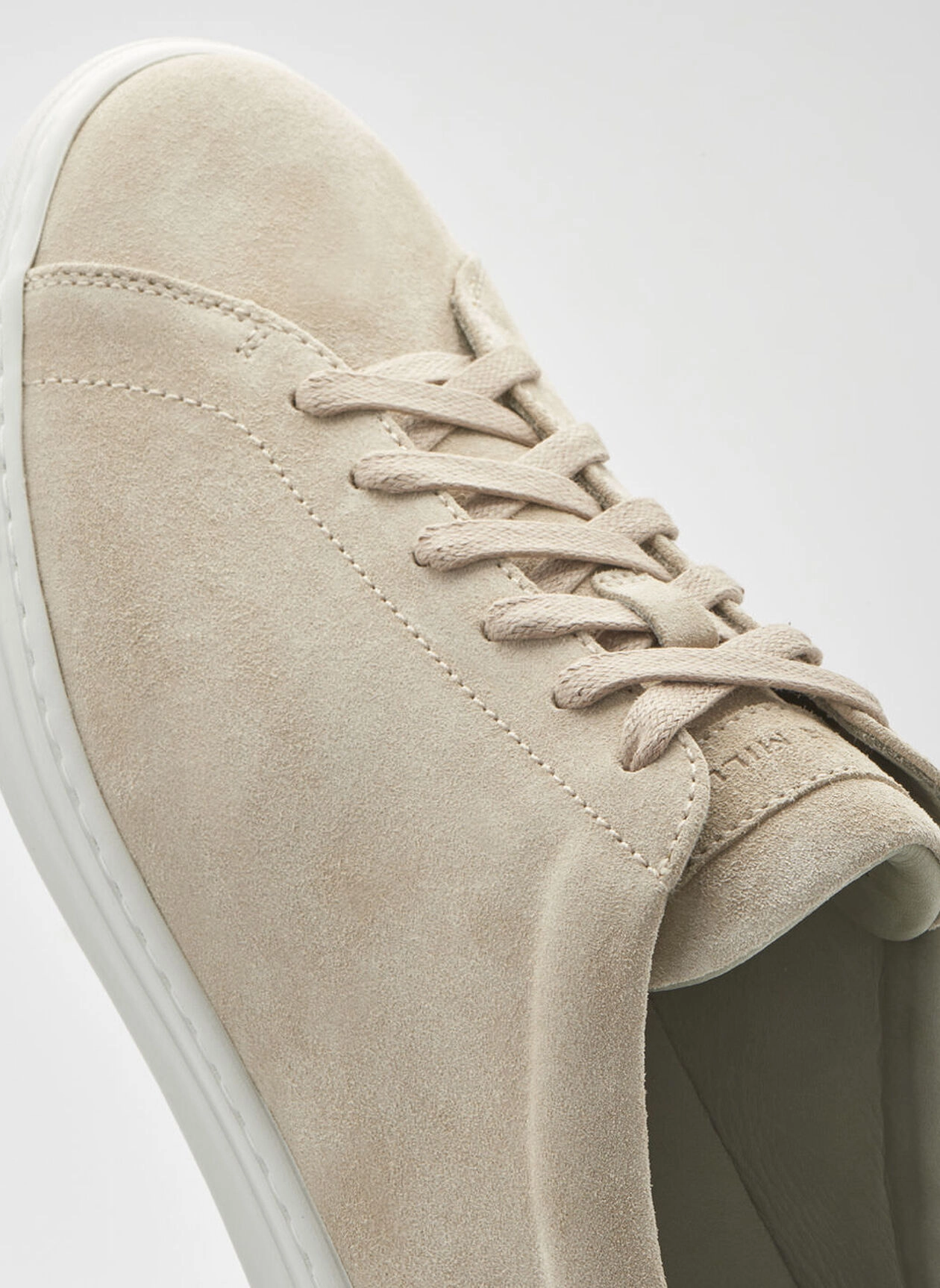 PETER MILLAR Men's Vantage Lite Suede Sneaker - BEIGE Men's Durable Golf Shoes