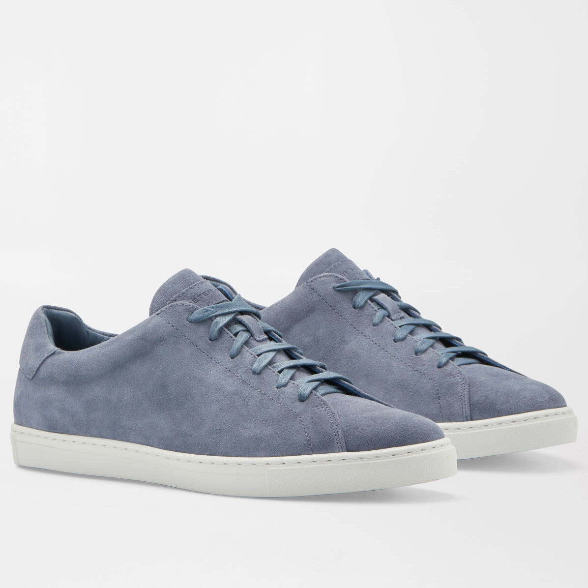 PETER MILLAR Men's Vantage Lite Suede Sneaker - BLUE PEARL Mens durable golf shoe collection