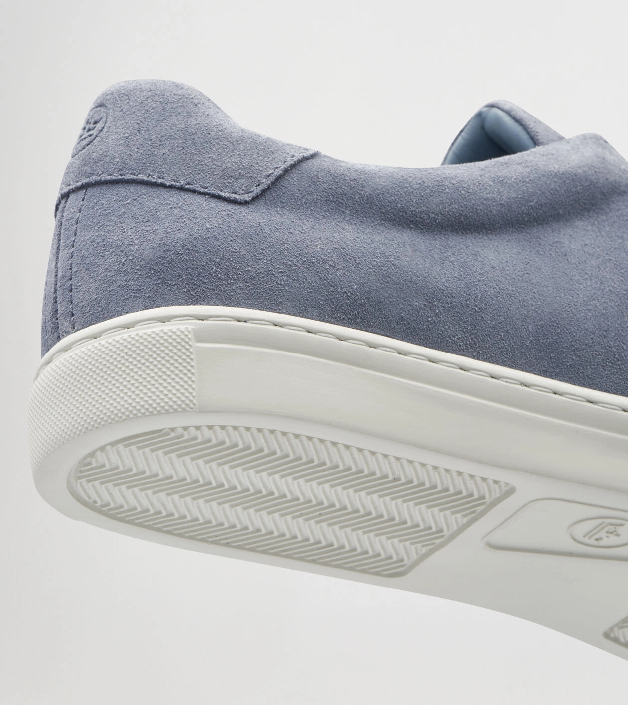 PETER MILLAR Men's Vantage Lite Suede Sneaker - BLUE PEARL Men's Durable Golf Shoes