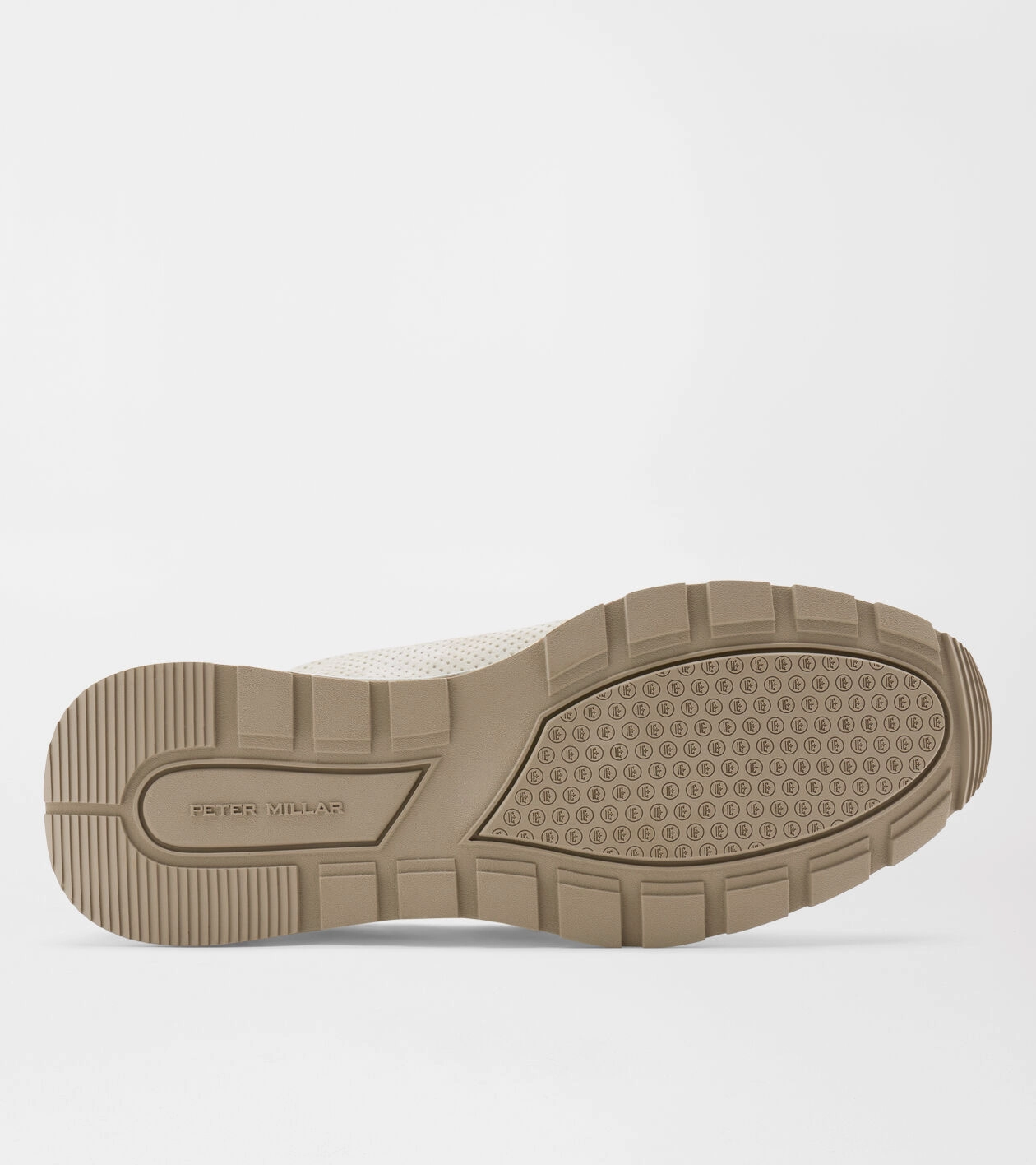 PETER MILLAR Men's Wayfare Runner - IVORY Men's Durable Golf Shoes