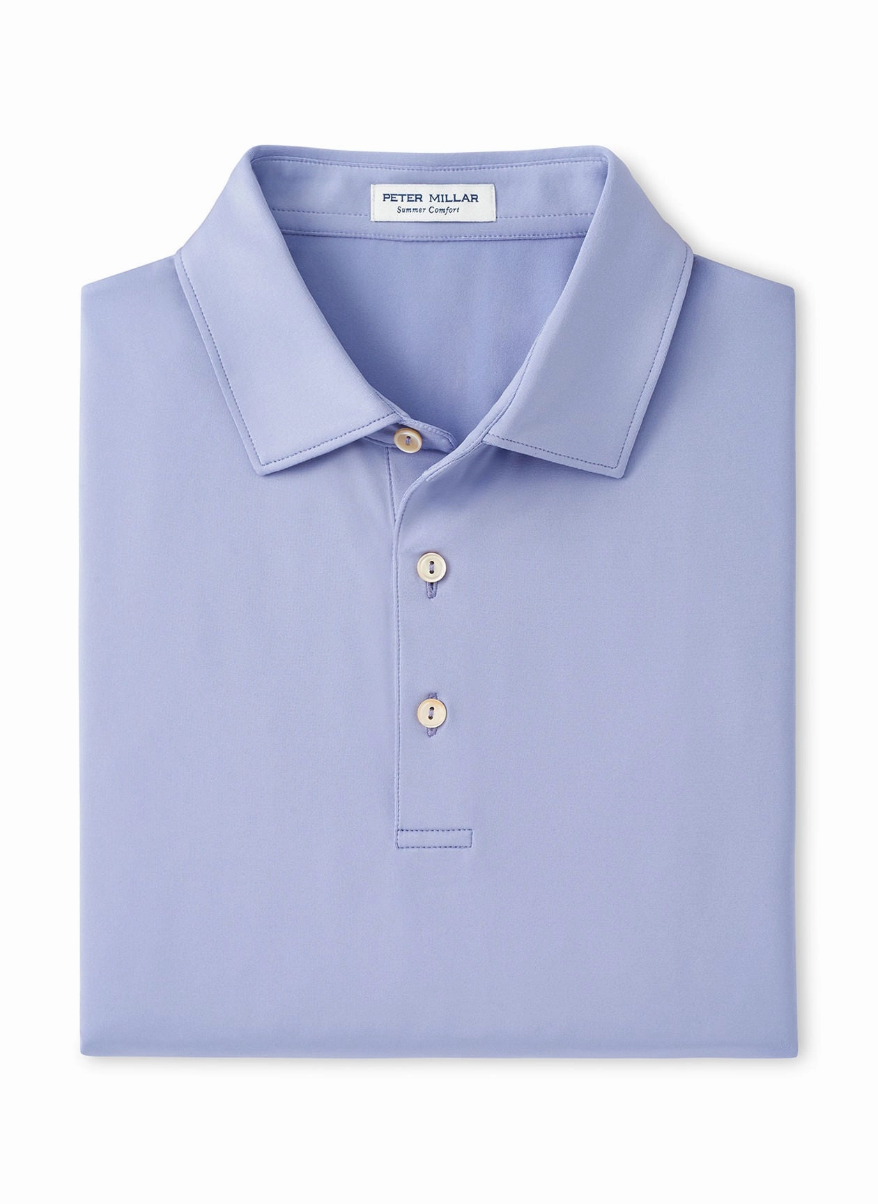 Peter Millar Solid Performance Jersey Polo - Lavender Fog Peter Millar men's luxury apparel