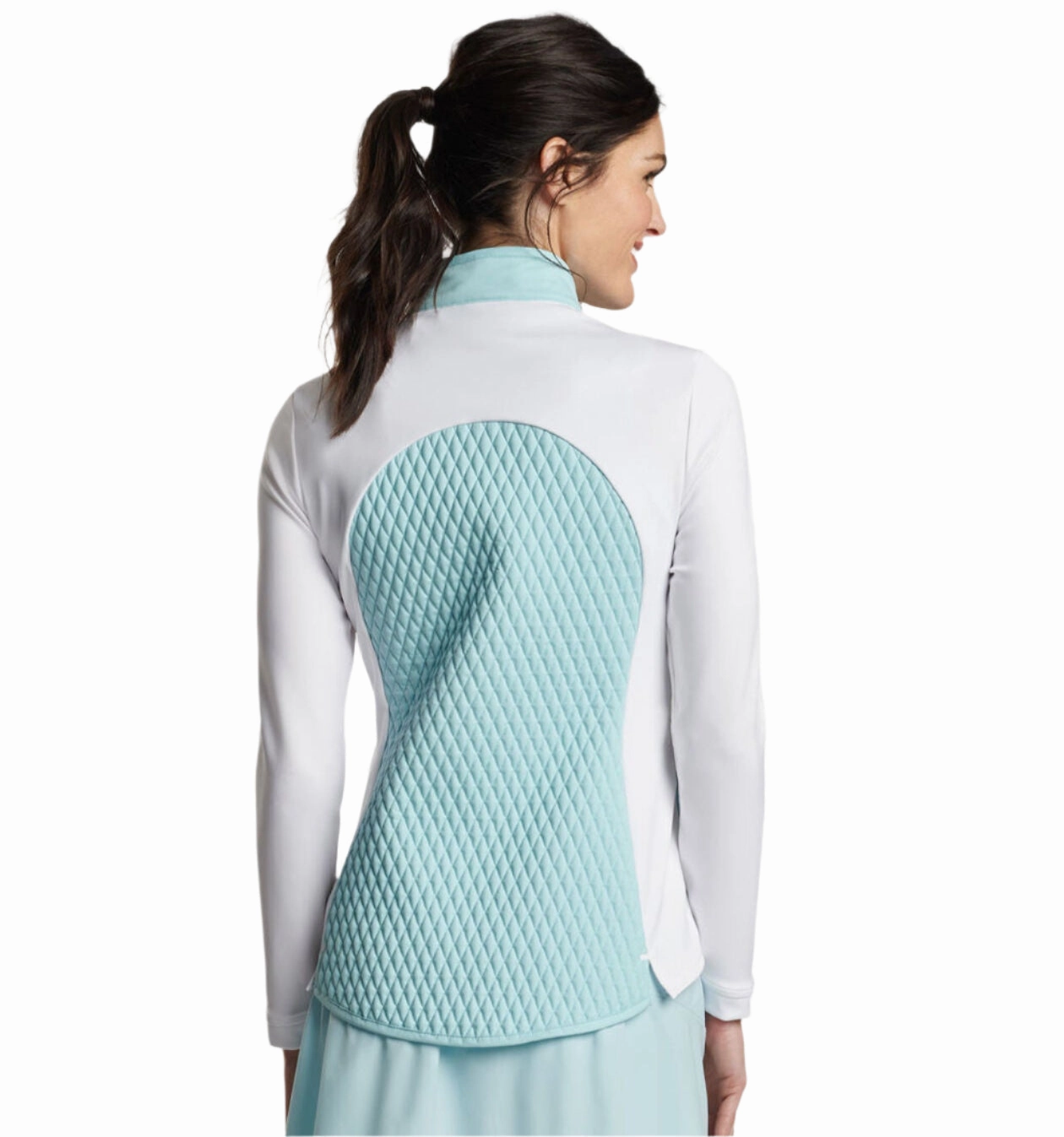 Peter Millar Women's Merge Hybrid Jacket - Blue Spruce/White Peter Millar Women's Fashion