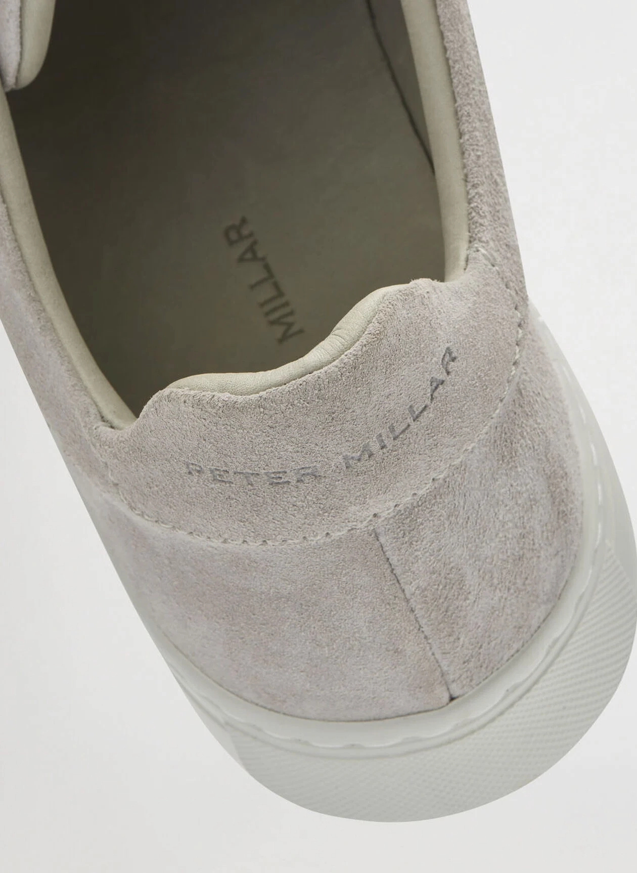 PETER MILLAR Women's Vantage Lite Suede Sneaker - PEARL GREY Peter Millar Apparel for Women