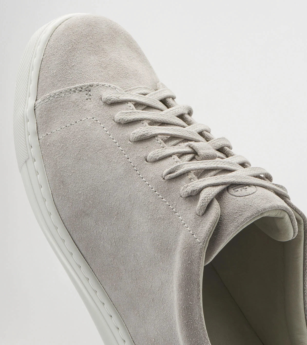 PETER MILLAR Women's Vantage Lite Suede Sneaker - PEARL GREY Peter Millar Apparel for Women