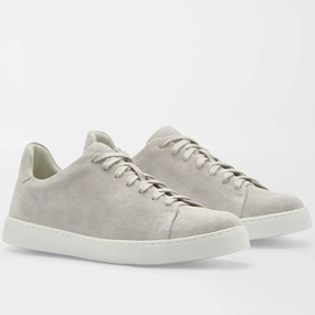 PETER MILLAR Women's Vantage Lite Suede Sneaker - PEARL GREY Peter Millar women's fashion line