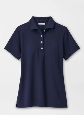Peter Millar Womens Albatross Short-Sleeve Polo - Navy Peter Millar women's fashion line
