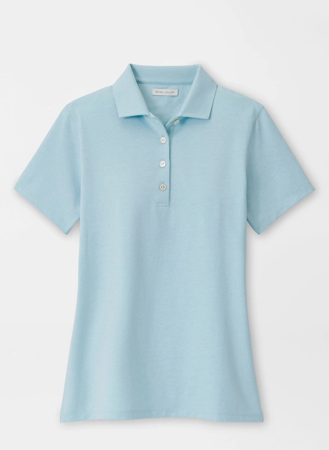 Peter Millar Womens Albatross Short-Sleeve Polo - Skylight Peter Millar women's fashion line