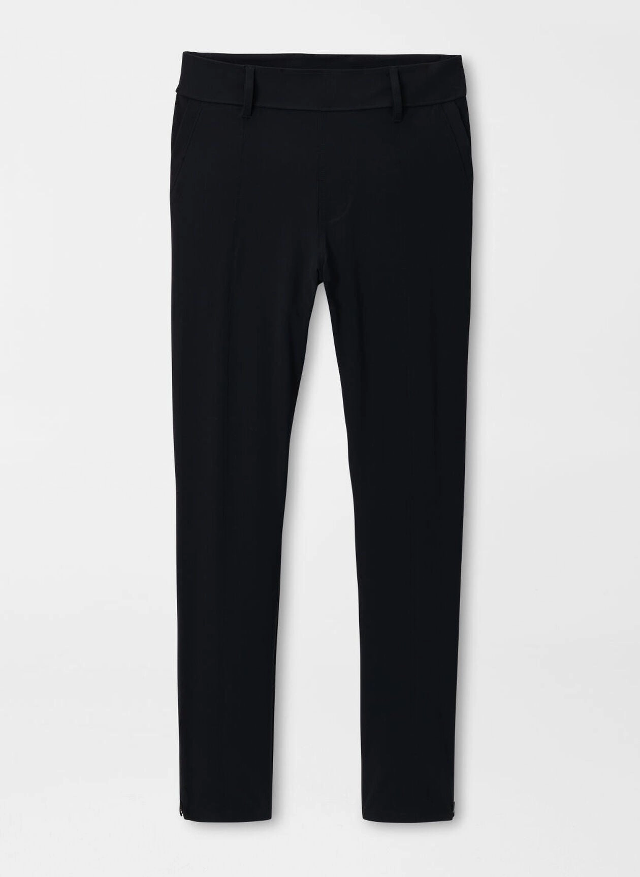 Peter Millar Womens Bingham High Stretch Ankle Pant - Black Peter Millar women's fashion line