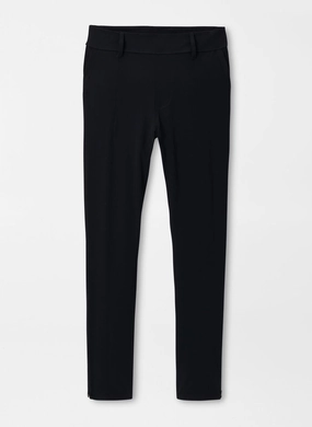 Peter Millar Womens Bingham High Stretch Ankle Pant - Black Peter Millar women's fashion line