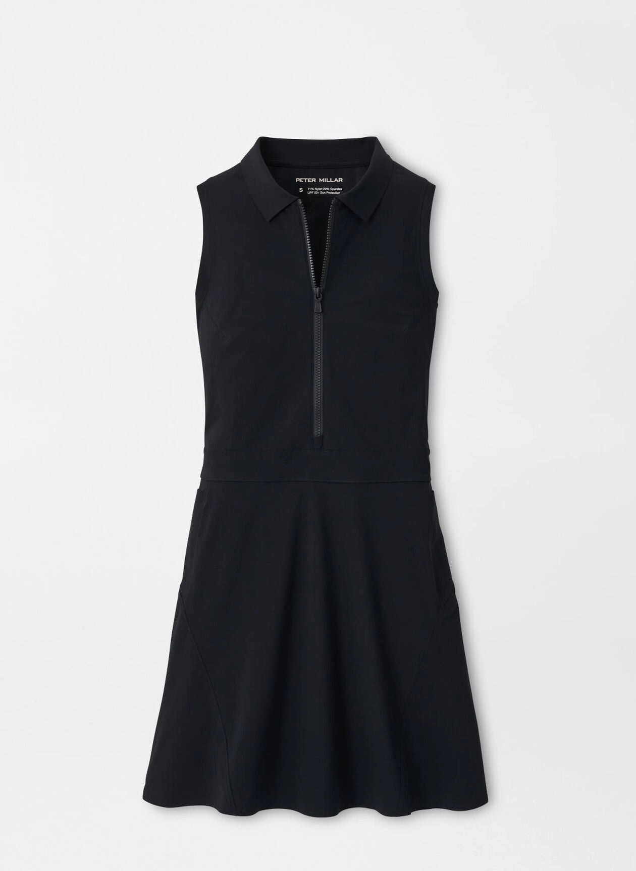 Peter Millar Womens Bingham Sleeveless Sport Dress - Black Peter Millar women's fashion line