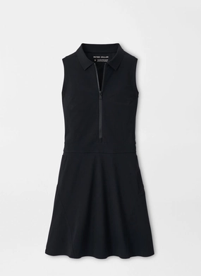 Peter Millar Womens Bingham Sleeveless Sport Dress - Black Peter Millar women's fashion line