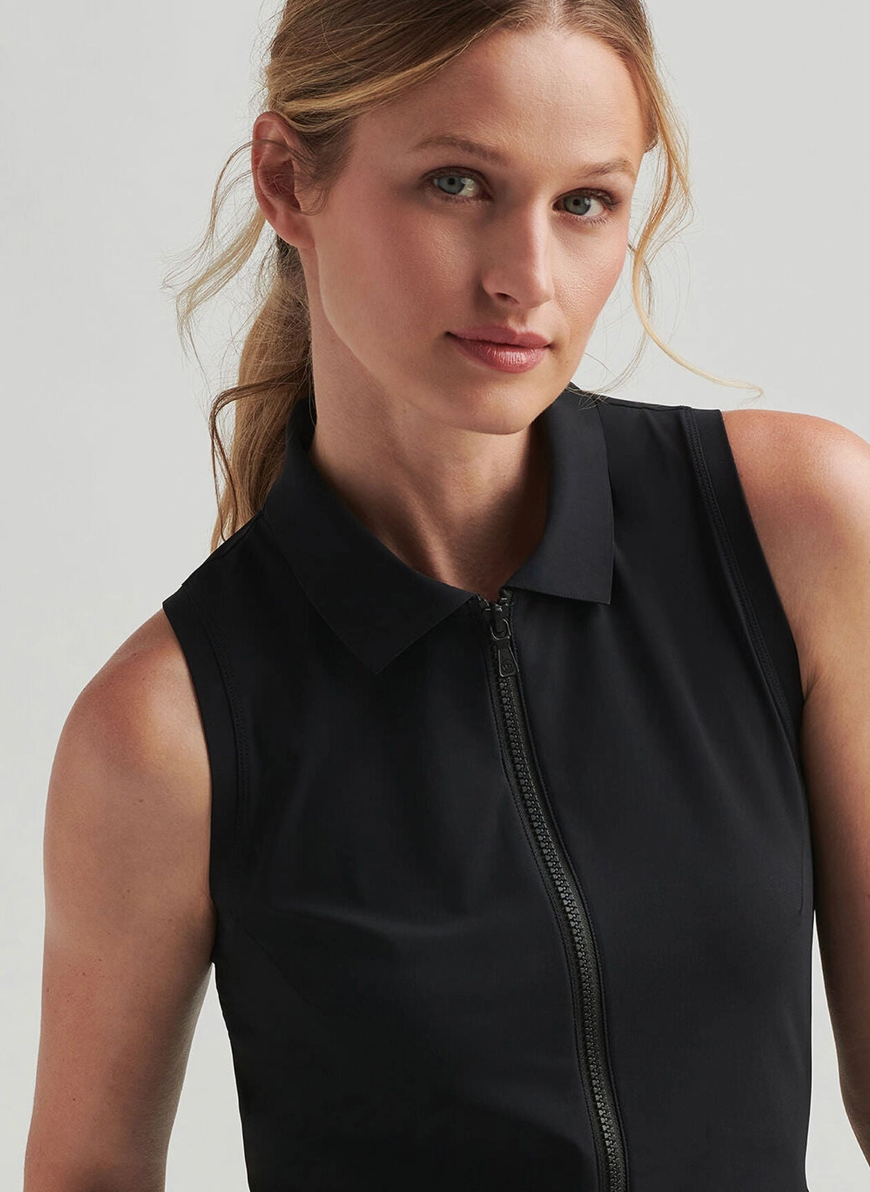 Peter Millar Womens Bingham Sleeveless Sport Dress - Black Peter Millar Apparel for Women
