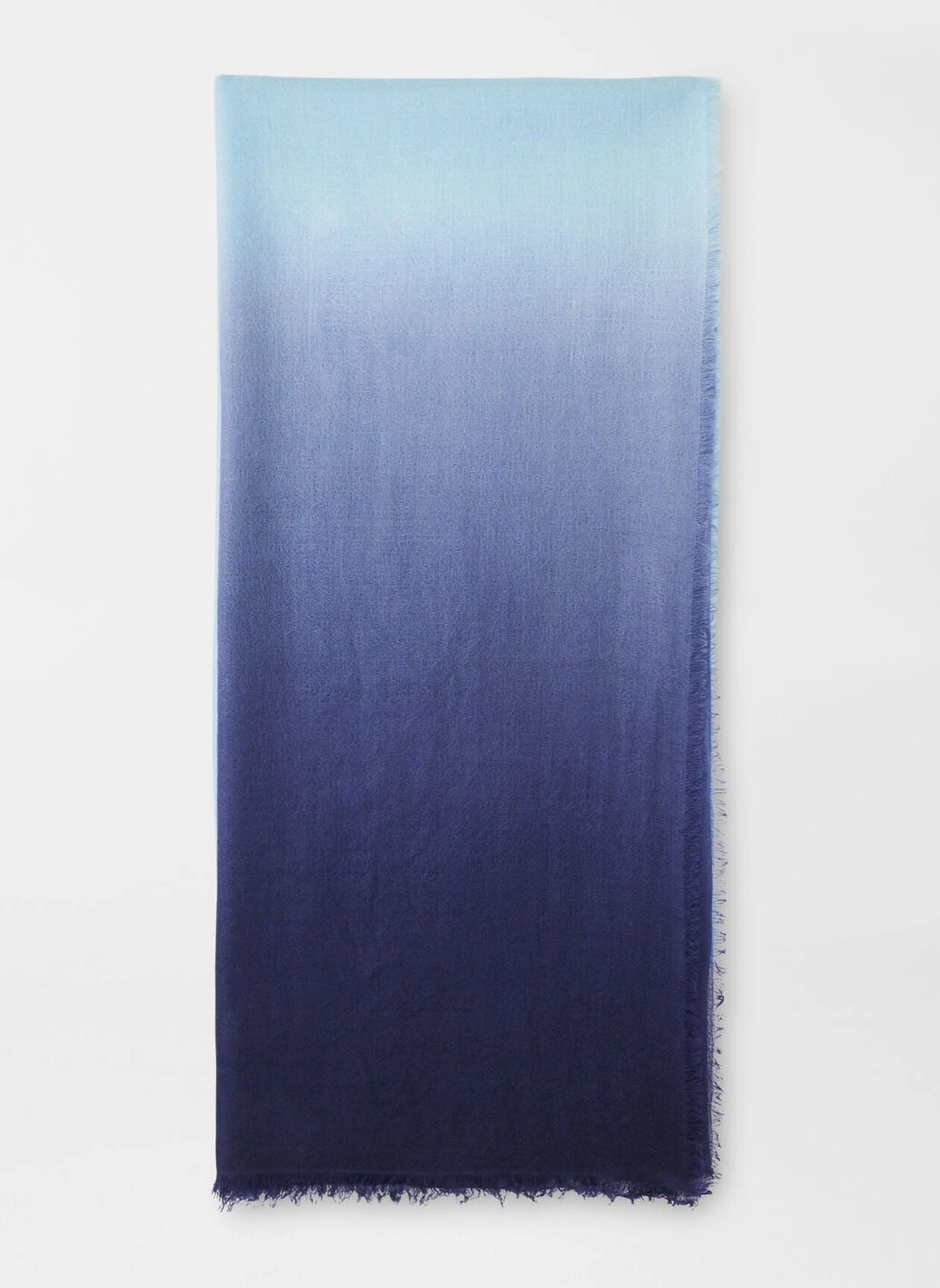 Peter Millar Womens Cashmere Ombre Scarf - Skylight Navy Peter Millar women's fashion line