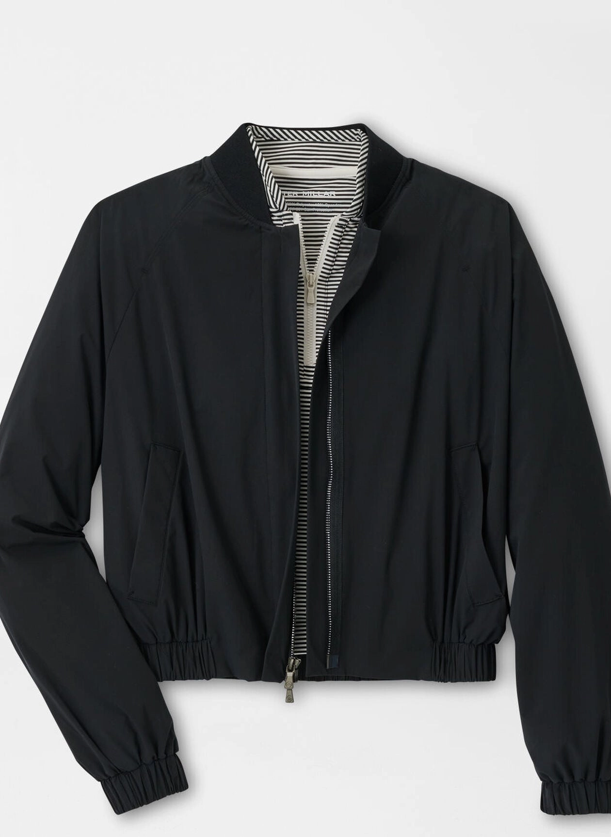Peter Millar Womens Ceres Blouson Zip Jacket - Black Peter Millar women's fashion line