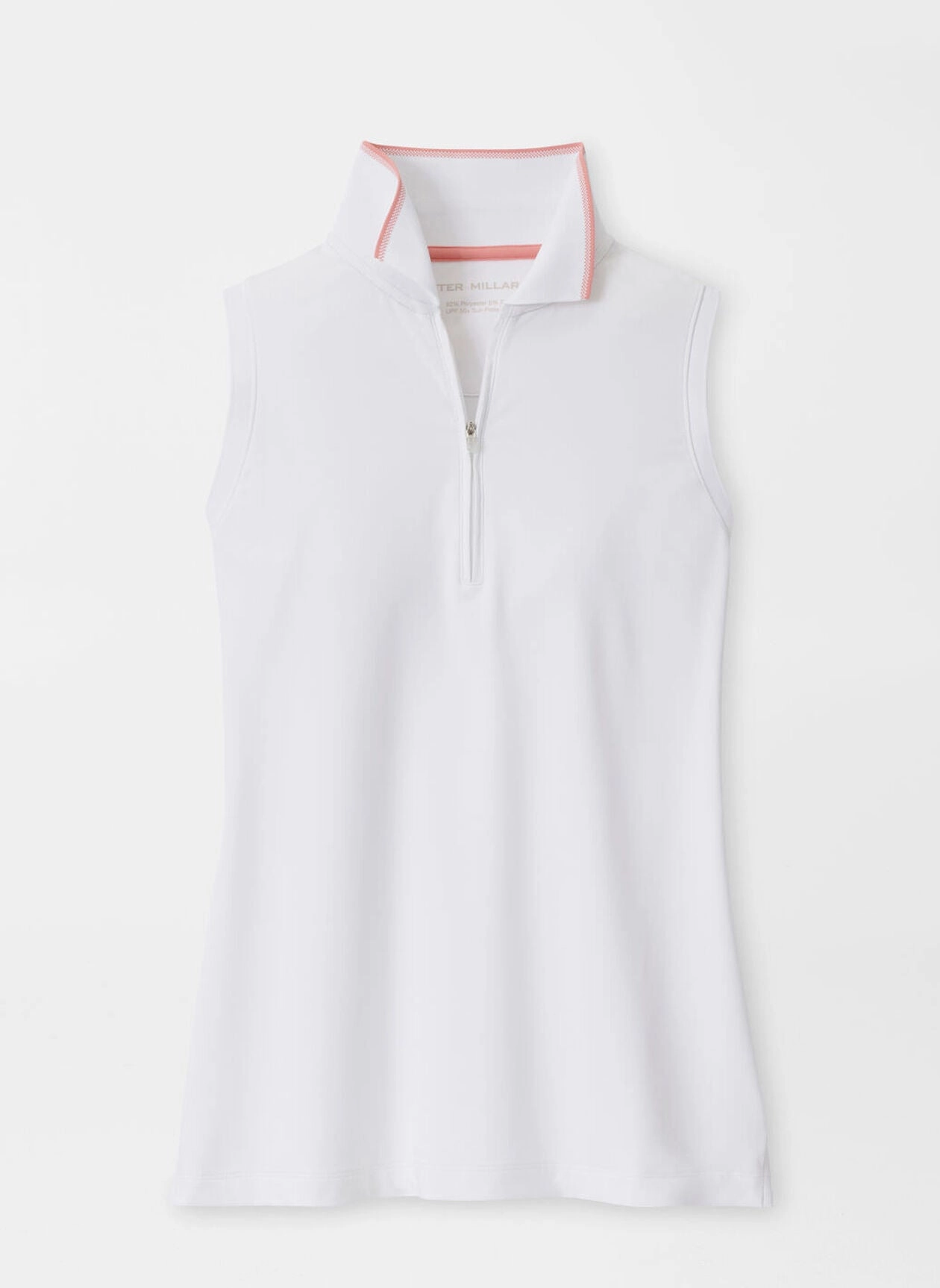 Peter Millar Womens Chrissie Sleeveless Polo - White Coral Reef Peter Millar women's fashion line