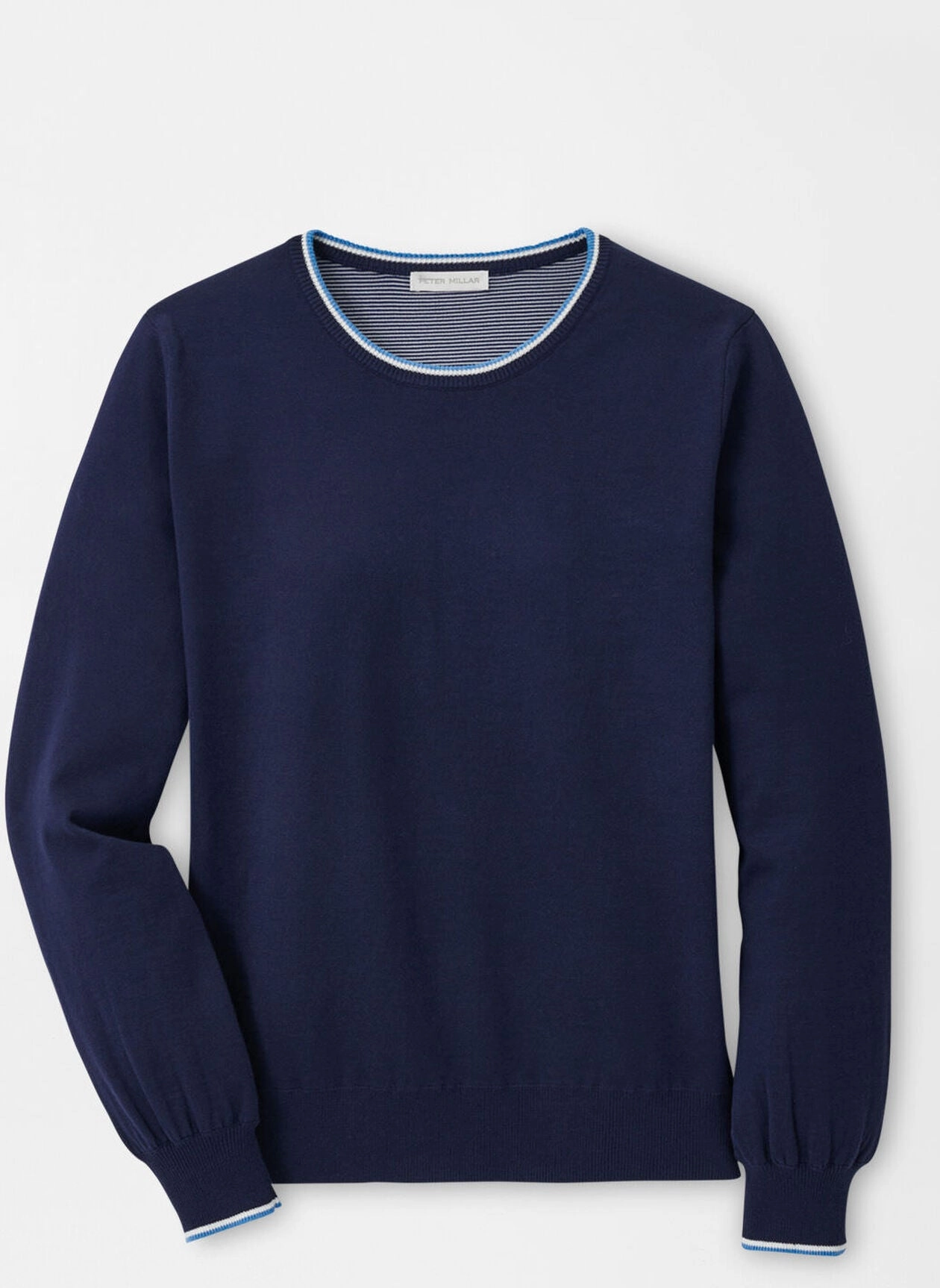 Peter Millar Womens Coolspun Cotton Crewneck - Navy Peter Millar women's fashion line