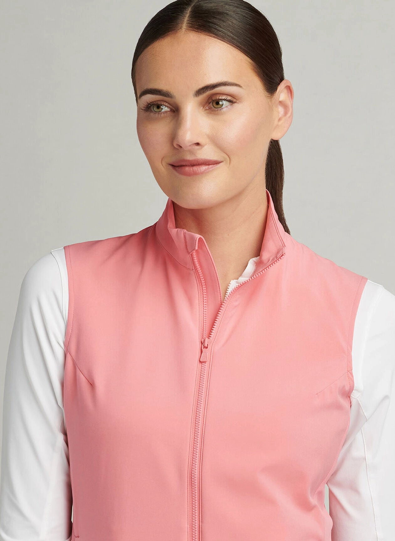 Peter Millar Womens Dunes Vest - Coral Reef Peter Millar Apparel for Women
