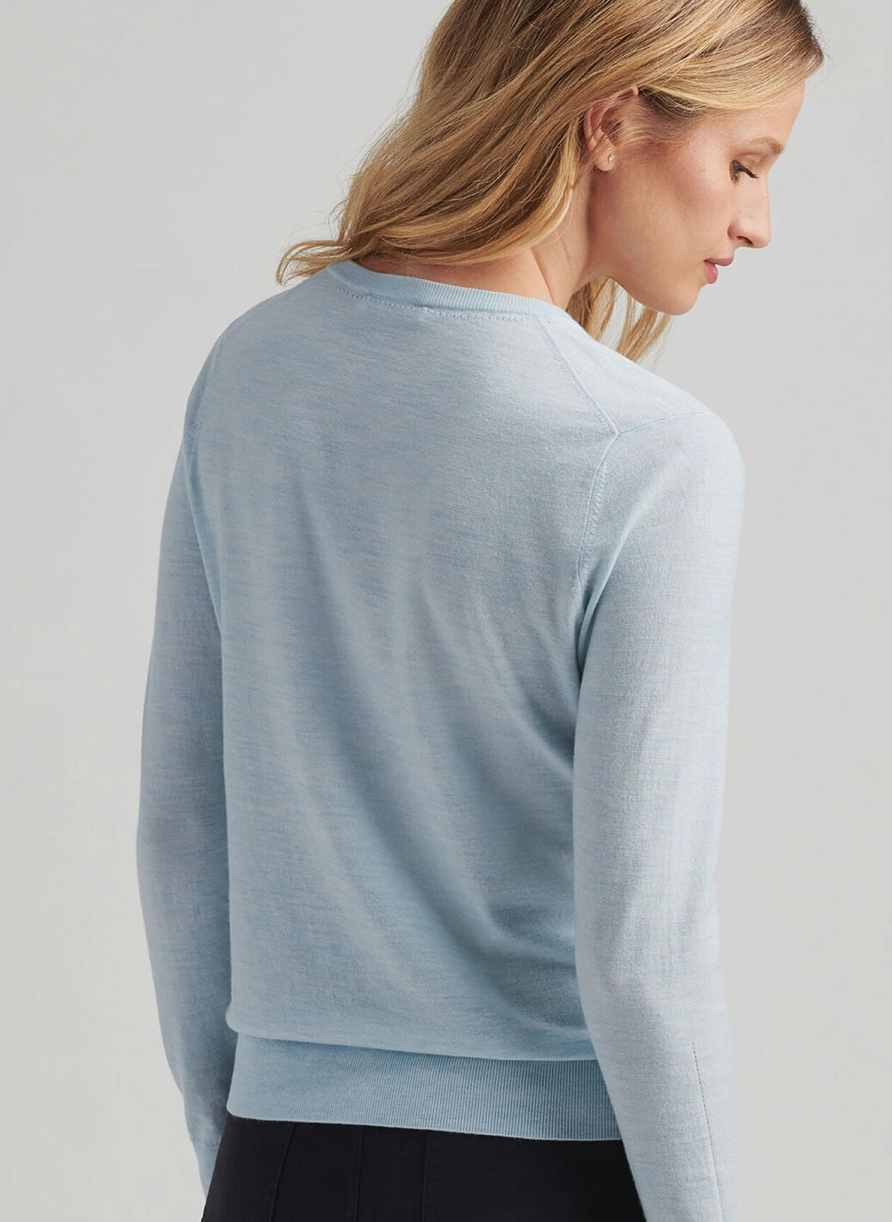 Peter Millar Womens Excursionist Flex Crew - Skylight Peter Millar Apparel for Women