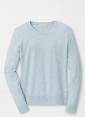 Peter Millar Womens Excursionist Flex Crew - Skylight Peter Millar women's fashion line