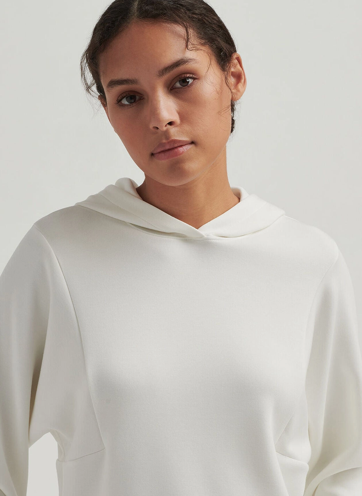 Peter Millar Womens Flora Knit Hoodie - Soft White Peter Millar Apparel for Women