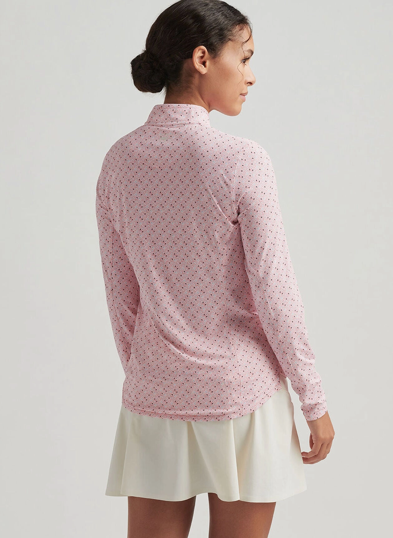 Peter Millar Womens Just A Splash Lightweight Zip Sun Shirt - Multi Peter Millar Apparel for Women