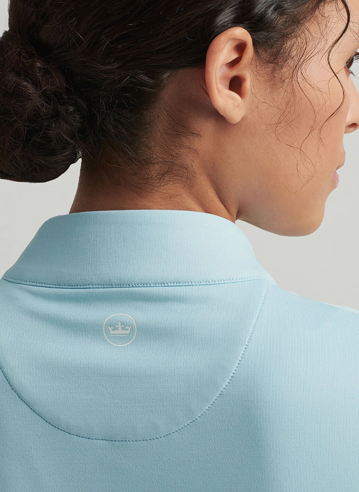 Peter Millar Womens Katy Full-Zip Layer - Skylight Peter Millar Apparel for Women