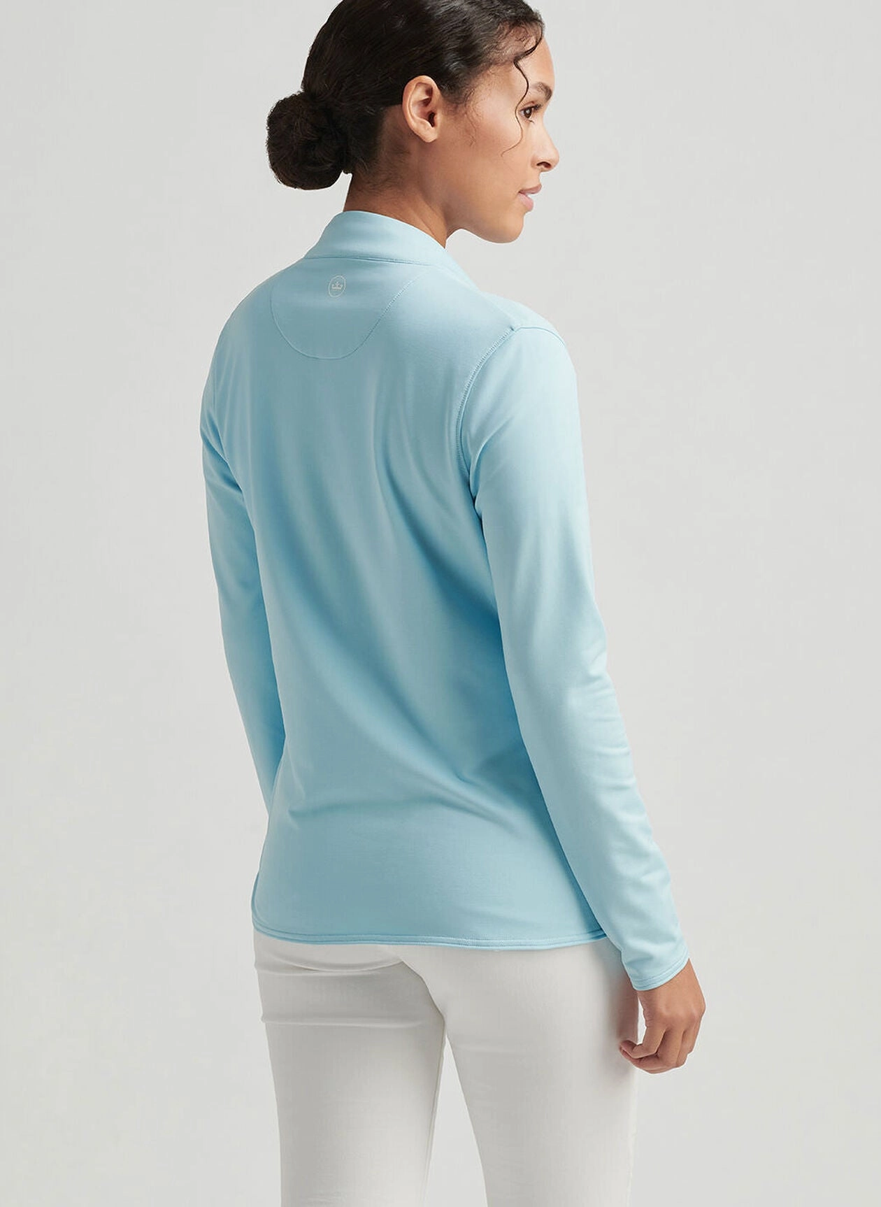 Peter Millar Womens Katy Full-Zip Layer - Skylight Peter Millar Apparel for Women