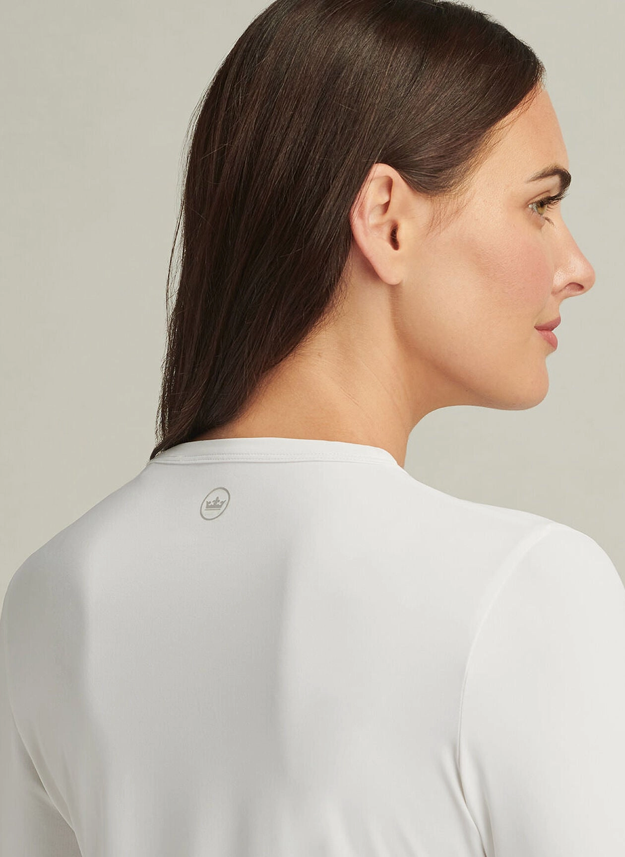 Peter Millar Womens Lightweight Long-Sleeve Sun Tee - White Peter Millar Apparel for Women
