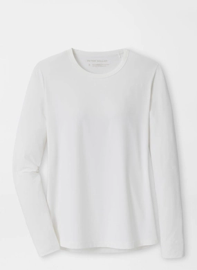 Peter Millar Womens Lightweight Long-Sleeve Sun Tee - White Peter Millar women's fashion line