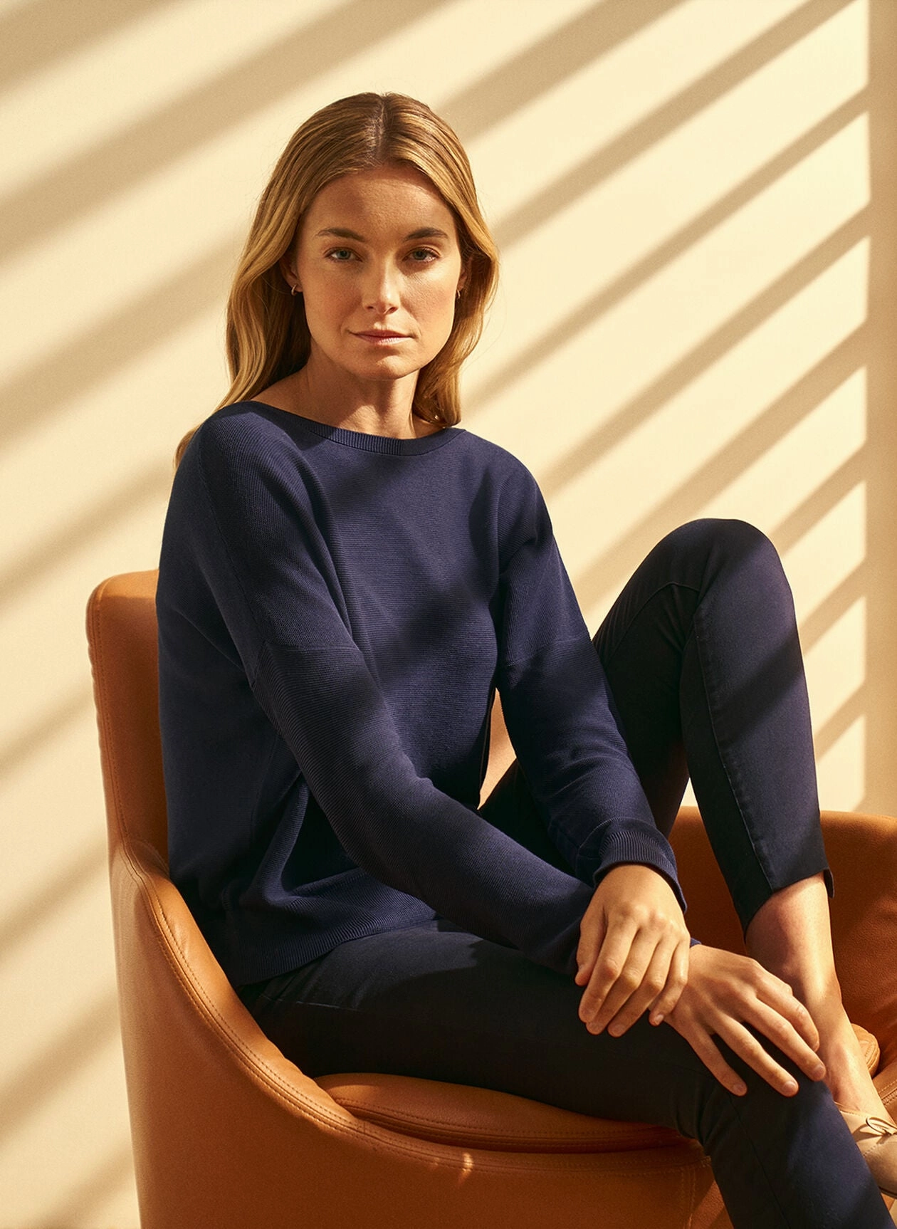 Peter Millar Womens Milla Button Back Cardigan - Navy Peter Millar Apparel for Women