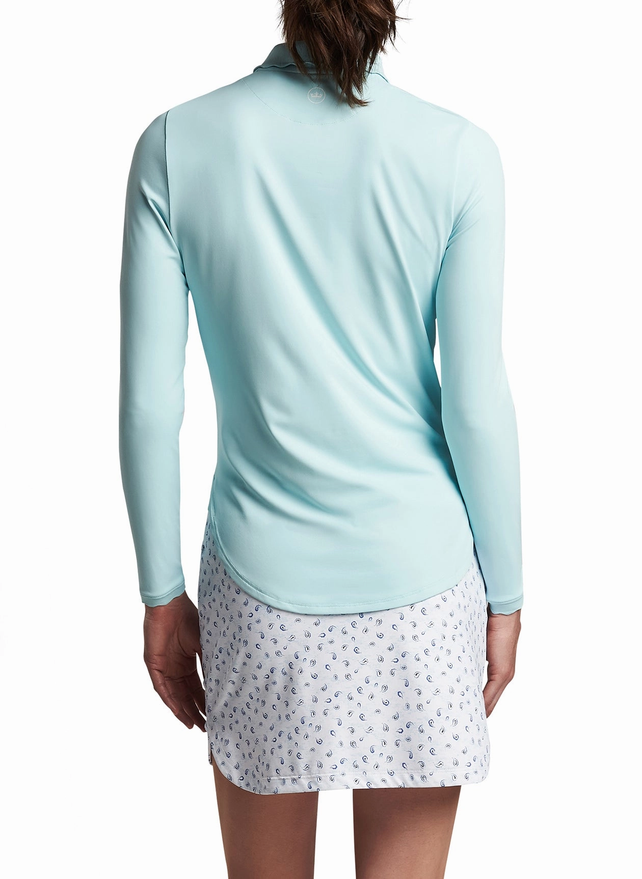 Peter Millar Womens Opal Long Sleeve Stretch Jersey Polo Peter Millar Apparel for Women