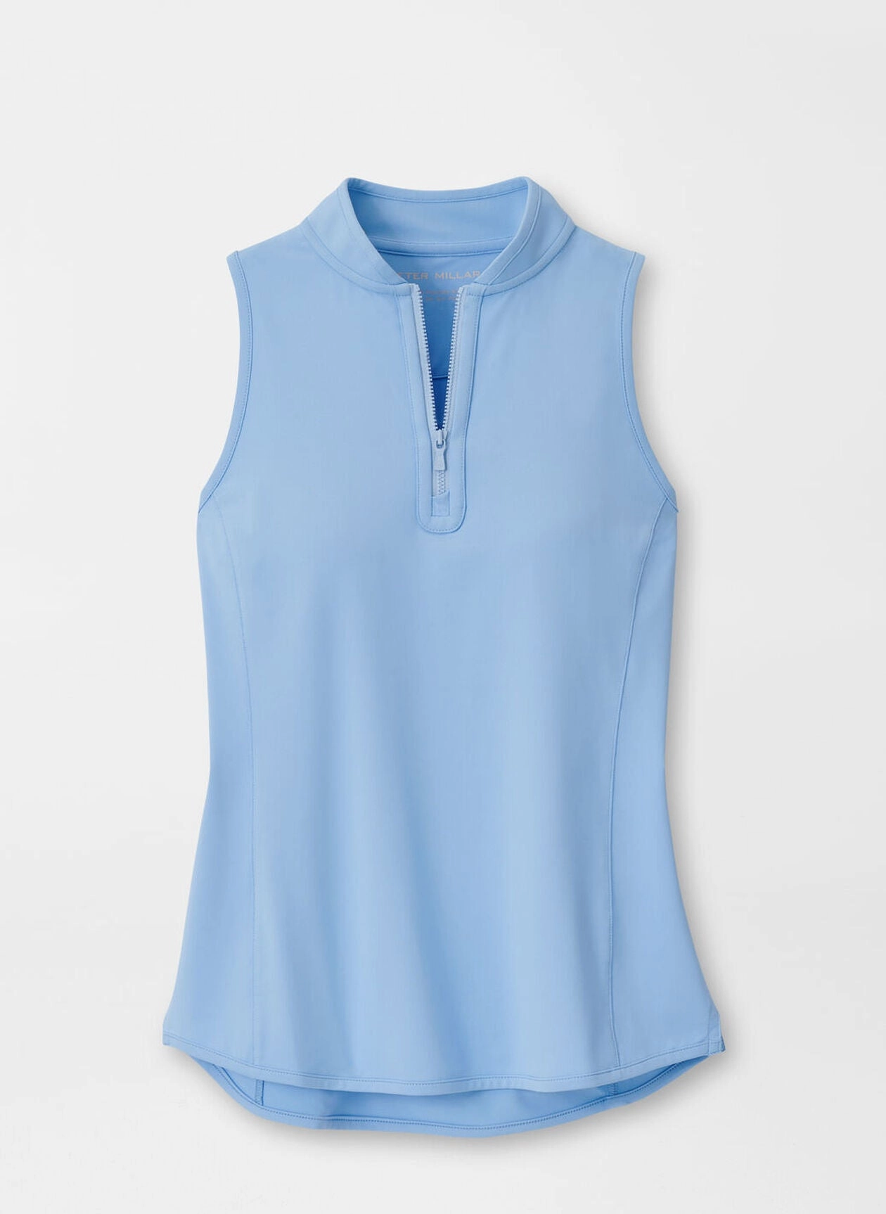 Peter Millar Womens Shirley Sleeveless Zip Polo - Cottage Blue Peter Millar women's fashion line