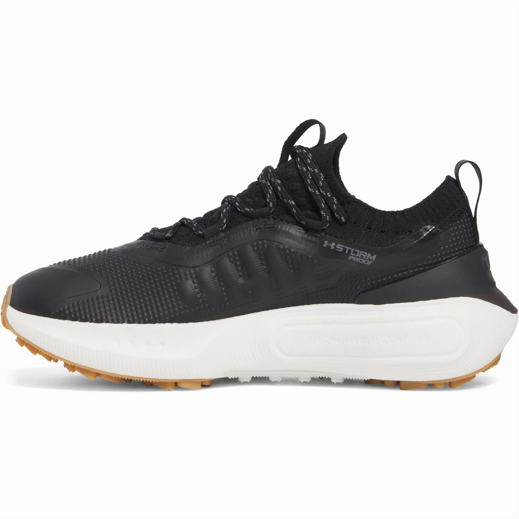 Phantom Fore Golf Shoes Black/Metallic Gun Metal Under Armour Men's Golf Shoes