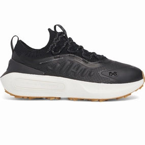 Phantom Fore Golf Shoes Black/Metallic Gun Metal Under Armour golf shoes for men